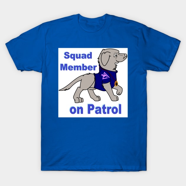 Squad Member on Patrol T-Shirt by RockyHay